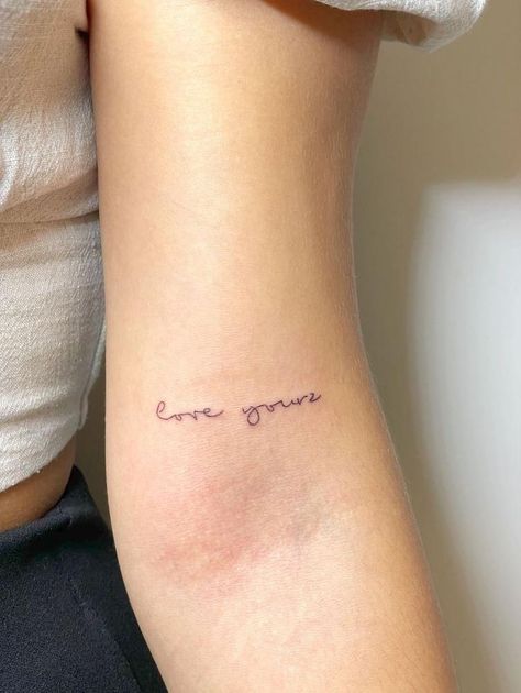 j.cole song love yourz tattoo Love Yourz Tattoo Ideas, Jcole Tattoo Ideas, Song Quote Tattoos, Jcole Tattoo, J Cole Tattoos, Love Your Tattoo, Love Yourz J Cole Tattoo, Song Lyric Tattoos, J Cole Tattoo