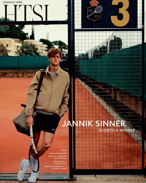 Jannik Sinner covers How To Spend It April 27th, 2024 by Antoni Ciufo Louise Trotter, Tennis Magazine, Tennis Photoshoot, Jannik Sinner, Wta Tennis, Tennis Aesthetic, Andy Goldsworthy, Mens Tennis, Tennis Player