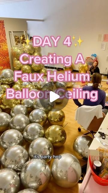 Party Hop 🎉 Balloons 🎈 on Instagram: "Many of you wanted to see how we attached the foil balloons to the netting to create this faux balloon ceiling look for a wedding rehearsal! Let us know what other questions you have!   #partyplanner #eventplanner #partyideas #partydecor #balloons #balloondecor #rehearsaldinner #weddinginspiration #balloonceiling #balloonstylist #events #eventstyling #balloontutorial" Balloon Ceiling Decorations, Balloon Ceiling, Balloon Art, Wedding Rehearsal, Ceiling Decor, Foil Balloons, Event Styling, Balloon Garland, Party Planner