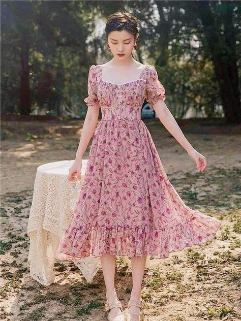 Cottage Dress, Vintage Prairie Dress, Cottagecore Dresses, Spring Maxi Dress, French Dress, Purple Floral Dress, Spring Floral Dress, Dress Cottagecore, Cottagecore Dress