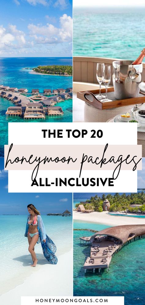 Good Honeymoon Destinations, Inexpensive Honeymoon Ideas, Best All Inclusive Resorts For Honeymoon, Underrated Honeymoon Destinations, All Inclusive Maldives, Honeymoon Tropical Outfits, Intimate Honeymoon Ideas, Inexpensive Honeymoon Destinations, Best Place To Honeymoon