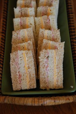 Ribbon Sandwiches, Tea Party Sandwiches Recipes, Tea Sandwich, High Tea Food, Tea Party Sandwiches, Tea Sandwiches Recipes, English Tea Party, Afternoon Tea Recipes, Spring Showers