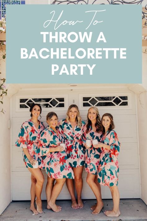 How to Throw A Bachelorette Party | Junebug Weddings Throwing A Bachelorette Party, How To Throw A Bachelorette Party, Planning A Bachelorette Party Weekend, How To Plan A Bachelorette Party, Bachelorette Activities, Bachelorette Party Locations, Bachelorette Party Items, Bachelorette Party Activities, Bachelorette Planning