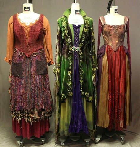 Hocus Pocus dresses Hermanas Sanderson, Sanderson Sisters Costumes, Hocus Pocus Costume, Sister Costumes, Mary Sanderson, Sarah Sanderson, Winifred Sanderson, Hocus Pocus Witches, Halloween Hocus Pocus