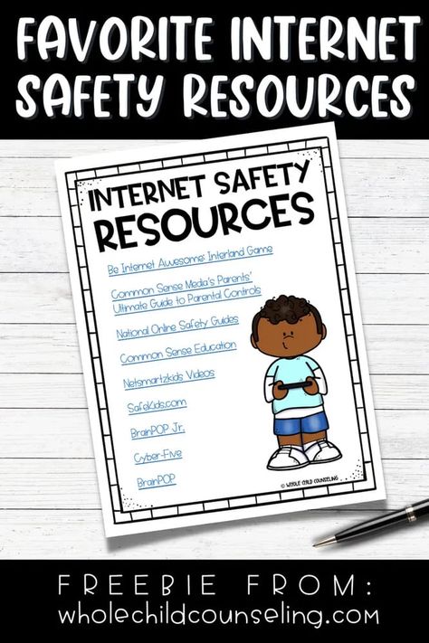 Internet Safety Worksheet, Online Safety Activities, Internet Safety Lessons, Digital Literacy Activities, Internet Safety Activities, Story Bots, Computer Classroom, Internet Safety Tips, Computer Games For Kids