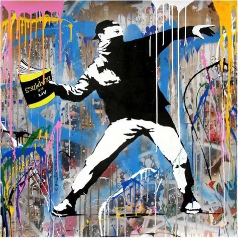 Pop Art by Mr. Brainwash Pop Graffiti, Chelsea New York, Artist Prints, Sculptures Art, Mr Brainwash, Gallery Prints, Gcse Art, Graffiti Artist, Print Artist