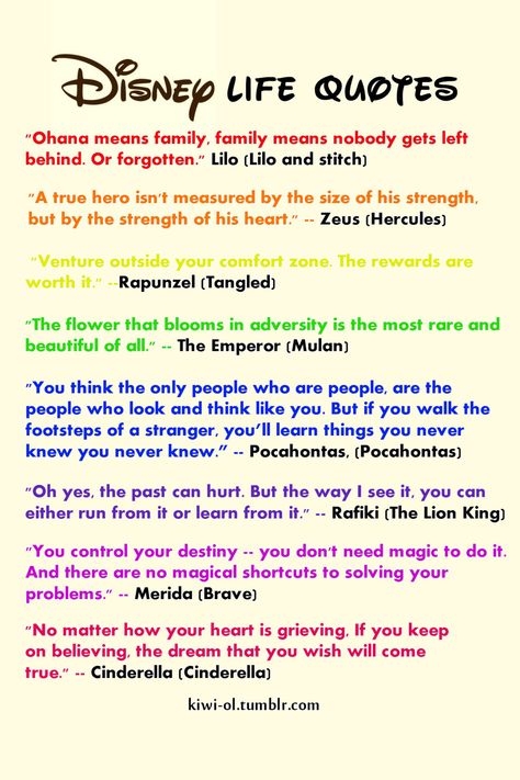Life quotes from Disney animated movies that we can inject into our daily lives. Merida and Rapunzel quotes were actually invented after the movies but still effective. Disney Wall Quotes, Wise Quotes From Movies, Tattoo Quotes From Movies, Graduation Quotes Disney, Senior Quotes Movies, Senior Quote Ideas Inspirational, Captions From Movies, Movie Quotes For Graduation, Disney Quotes For Graduation
