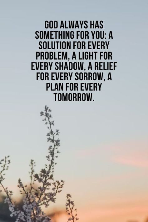 God has a Solution for Every Problem! Miracles Quotes God, God Believes In You Quotes, Motivational Quotes Positive God, Inspirational Quotes Positive God, God Wins Quotes, Gods Goodness Quotes, Positive God Quotes Motivation, God Will Provide Quotes, God Is Faithful Quotes Inspiration