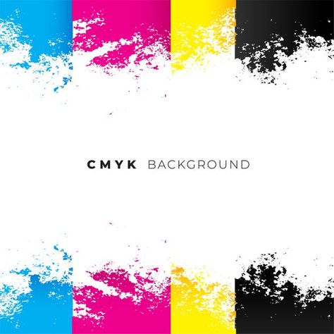 Cmyk Art, Sewing Business Logo, Cmyk Design, Free Business Logo, Poster Backgrounds, Cmyk Ink, Paint Splash Background, Halftone Design, Geometric Shapes Design