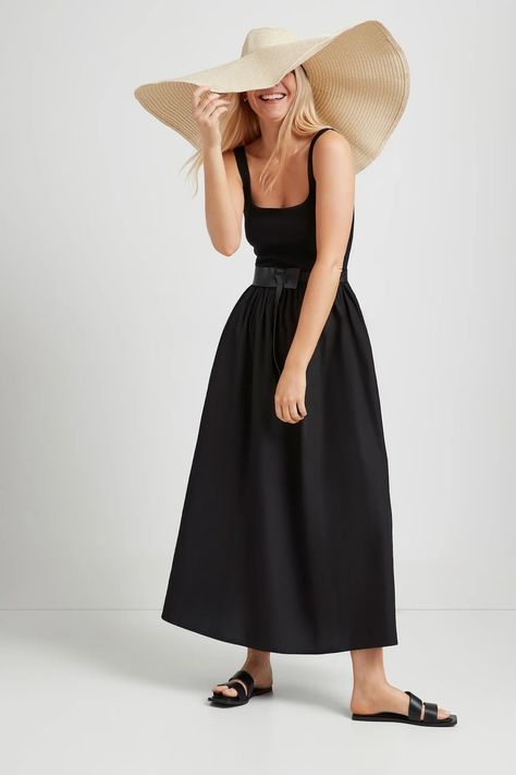 This Is The Most Flattering “Everyday” Dress We’ve Been Searching For Since Birth — The Candidly Black Sundress, Black Tank Dress, Ponte Fabric, Timeless Dress, Minimalist Dresses, Comfy Dresses, Feminine Dress, Everyday Dresses, Easy Wear