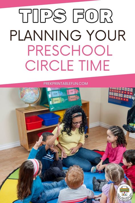 Looking for tips to make your preschool circle time engaging and effective? We've got you covered! Check out these valuable ideas to plan and structure your circle time activities, ensuring a fun and educational experience for your little ones. From choosing age-appropriate activities to incorporating movement and music, these strategies will help you create a seamless circle time routine that promotes learning, social interaction, and imagination. Don't miss out on these must-know tips for planning a successful preschool circle time! #PreschoolCircleTime #PreschoolActivities #EarlyChildhoodEducation #CircleTimeIdeas Circle Time With Two Year Olds, Circle Ideas For Preschool, Circle Time Ideas For Preschool Teaching, Preschool Circle Time Activities Games, Fun Circle Time Activities Preschool, Circle Time Themes, Space Circle Time Activities, Circle Time Bulletin Board Preschool, Circle Songs For Preschoolers