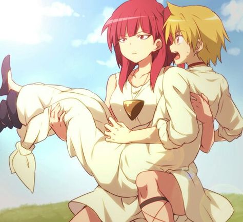 alibaba & morgiana Morgiana X Alibaba, Morgiana And Alibaba, Alibaba And Morgiana, Magi 3, The Kingdom Of Magic, Magi The Labyrinth Of Magic, Anime Magi, Ali Baba, The Labyrinth