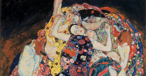 The new exhibit “Klimt & Rodin,” at the Legion of Honor in San Francisco, focuses on a meeting between the two artists in 1902. Mac Backgrounds, Klimt Paintings, Vienna Secession, Exhibition Art, Desktop Wallpaper Art, Model Fitness, Mac Wallpaper, Macbook Wallpaper, Art Culture