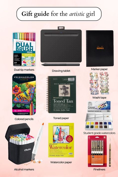 Artist Must Haves Art Products, Art Items To Buy, Art Supplies You Need To Get, Things Every Artist Needs, Amazon Must Haves Art Supplies, Painting Essentials For Beginners, Good Art Supplies To Have, Drawing Supplies For Beginners, Best Sketch Books To Buy