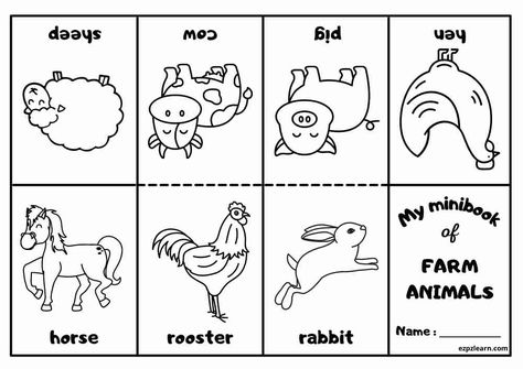 Farm Vocabulary For Preschool, Farm Animals Esl Activities, Farm Animals Flashcards Free Printable, Farm Animals For Preschoolers, Farm Words Free Printable, Farm Animals Preschool Worksheets, Farm Animals For Kindergarten, Farm Animals Printables Free, Farm Printables Free Preschool