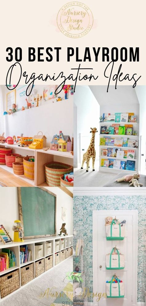 30-BEST-PLAYROOM-ORGANIZATION-IDEAS Organisation, Playroom Organizing, Playroom Layout, Best Playroom, Organized Playroom, Playroom Paint, Toddler Room Organization, Playroom Organization Ideas, Loft Playroom