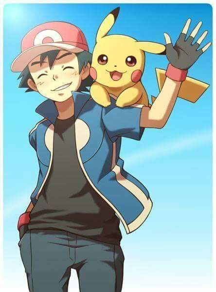 Ash and Pikachu ^.^ ♡ I give good credit to whoever made this 👏 Pokémon, Ash, Pikachu, Ash Ketchum, Pokemon Pikachu, Pokemon