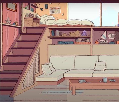 Steven Universe Room, Steven Universe House, Aesthetic Steven Universe, Infographic Design Trends, Steven Universe Background, Amor Anime, Expression Sheet, Steven Universe Wallpaper, Inspiration Images