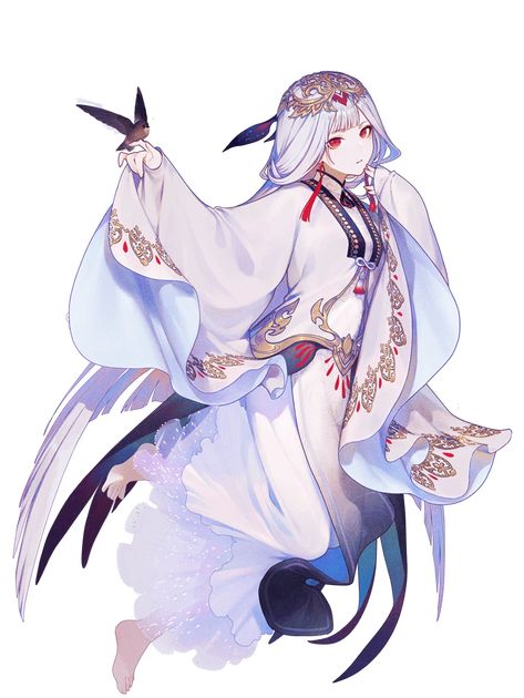 Bird's Nest Soup | Food Fantasy Wiki | Fandom Pile Of Ashes, Bird's Nest Soup, Divine Spirit, Bird Girl, Food Fantasy, Anime Outfits, Fantasy Character Design, Anime Style, Pretty Art