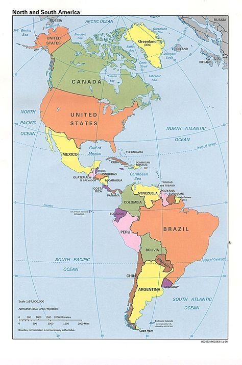 America Continent Map, America Continent, Labrador Canada, South America Map, North America Map, Geography Map, America Map, America Latina, American Continent