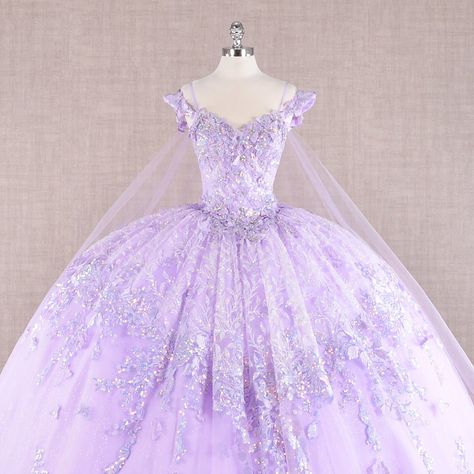 Prom Dresses Ball Gown Purple, Quinceanera Purple Butterfly Dresses, Simple Quince Dresses Purple, Lavender Quince Dresses Quinceanera, Sweet 15 Dresses Quinceanera Purple, Quince Dresses Light Purple, Lavender Quince Dress With Butterflies, Lavender Quinceanera Dresses Long Sleeve, Quince Dresses Butterfly