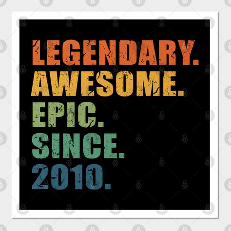 The perfect birthday gift for boys & girls who were born in 2010 and are about to celebrate their 11th birthday (11 years old) : Legendary. Awesome. Epic. Since. 2010! Makes a cool birthday party outfit! Happy Birthday! Also a perfect 11th year anniversary or wedding anniversary gift idea for men & women, for him or her, a couple, married couples, matching, wife & husband, girlfriend & boyfriend or parents, Valentine's Day, Mother's Day, Father's Day or Christmas! -- Choose from 11 Year Anniversary Gift, 29th Birthday Gifts, 11 Year Anniversary, Birthday Party Outfit, Laptop Case Stickers, Betty Boop Art, 29th Birthday, Birthday Party Outfits, Married Couples