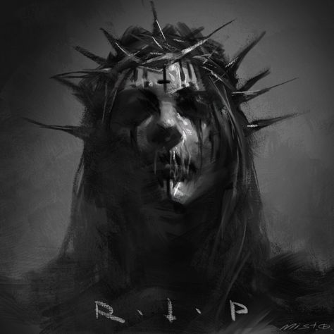 Arte Heavy Metal, Hijau Neon, Joey Jordison, Arte 8 Bits, Heavy Metal Art, 다크 판타지, Arte Obscura, Dark Art Illustrations, Scary Art