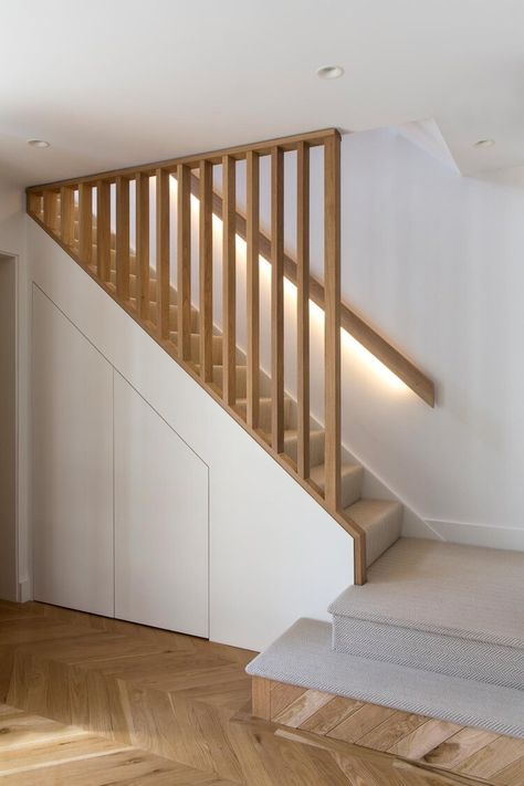 rogue designs interior designers Oxford and Cotswolds - work - interior design and architectural services from rogue designs oxford تحت الدرج, 2023 Bathroom, Stair Banister, Stairs Design Interior, Staircase Storage, House Staircase, Stairway Design, Interior Design Per La Casa, Stairs Design Modern