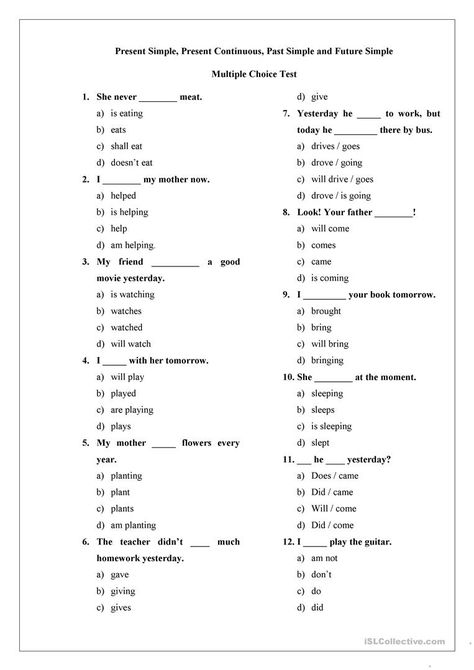 Multiple choice test. For beginners - English ESL Worksheets English Tests For Beginners, English Test For Beginners, 6th Grade Spelling Words, Complex Sentences Worksheets, 6th Grade English, Direct And Indirect Speech, English Grammar Test, Parts Of Speech Worksheets, Punctuation Worksheets