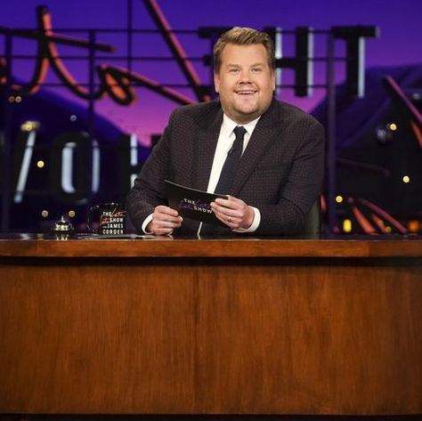 The Late Late Show With James Corden, Talk Show Aesthetic, James Corden Show, Movie Moodboard, James Cordon, Simple Mountain Tattoo, Mountain Tattoo Designs, Celebrity Airport Style, Static Nails