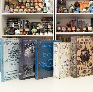 Diy Harry Potter Book Covers, Harry Potter Altered Book Art, Harry Potter Book Crafts, Harry Potter Printable Book Covers, Harry Potter Display Ideas, Diy Harry Potter Props, Harry Potter Props Diy, Harry Potter Book Covers Printable, Harry Potter School Books