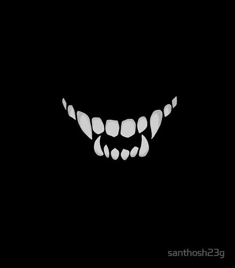 Sharp Teeth Smile Drawing, Evil Smile Tattoo, Scary Teeth Drawing, Evil Smile Drawing, Joker Lips, Smiling Tattoo, Scary Logo, Demon Smile, Monster Smile
