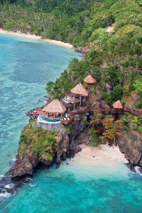 laucala island jetset christina top 10 luxury private islands Vanuatu, Holiday Places, Laucala Island, Fiji Resort, Private Island Resort, Exotic Places, Island Resort, Alam Yang Indah, Vacation Places