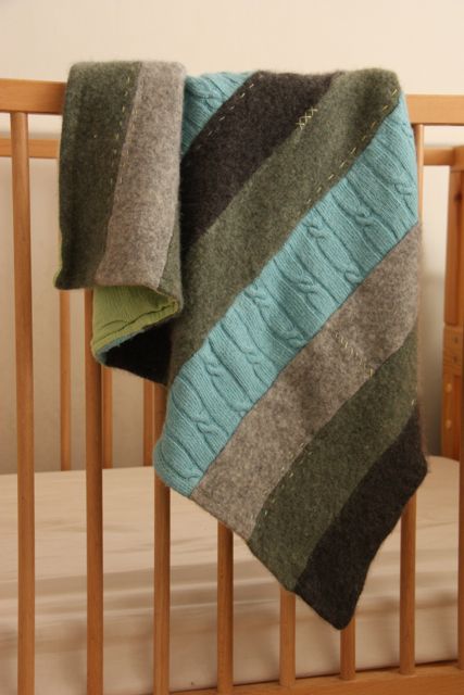 101 Things You Can Make With An Old Sweater! {OK…More Like 27 Things}One Good Thing by Jillee | One Good Thing by Jillee Upcycled Sweater Blanket, Cashmere Baby Blanket, Thrift Shop Finds, Recycled Sweaters, Recycled Sweater, Sweatshirt Blanket, Blanket Sweater, Old Sweater, Upcycle Sweater