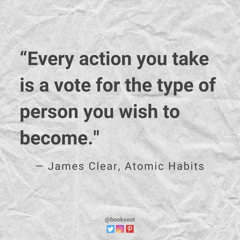 Atomic Habits Quotes Aesthetic, Atomic Habits Quotes Book, Breaking Bad Habits Quotes, Atomic Habits Book Quotes, 2024 Prep, Bad Habits Quotes, Fun Qoutes, Habits Quotes, Habit Books