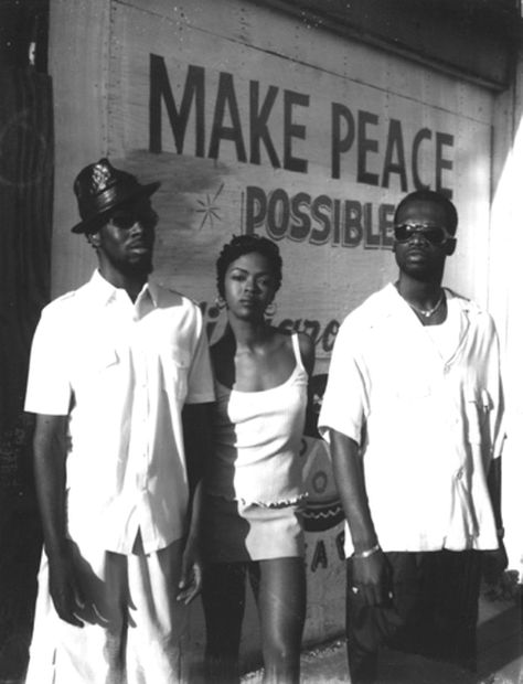 Fugees Photography: Make Peace Possible *posted by Hip Hop Fusion Lauryn Hill, Real Hip Hop, Erykah Badu, Hip Hop And R&b, 90s Hip Hop, Neo Soul, Make Peace, Hip Hop Artists, Hip Hop Culture