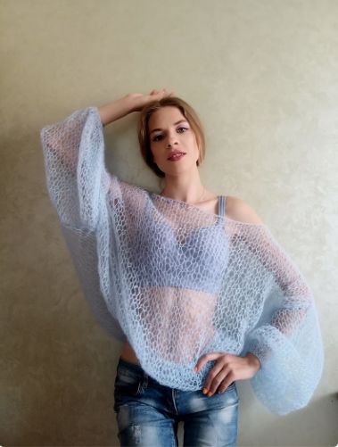 #Mohair Sweater Knitting PDF Pattern,Video included, Beginner Friendly #Tutorial, Loose #Knit Description, Gift for Knitter Haute Couture, Couture, Knit Loose Sweater Pattern, Loosely Knitted Sweater, Mohair Sweater Knitting Pattern, Sheer Knit Sweater, Open Knit Sweater Pattern, Seethrough Knit Sweater, Crochet With Mohair Yarn