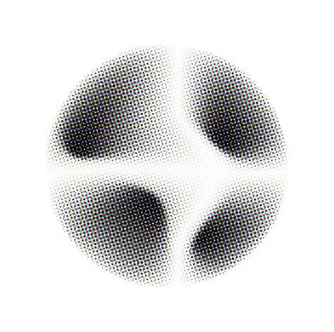 Adobe Illustrator, Mesh Tool, Halftone Dots, Circles, White Background, Illustrator, Dots, Mesh, Black And White