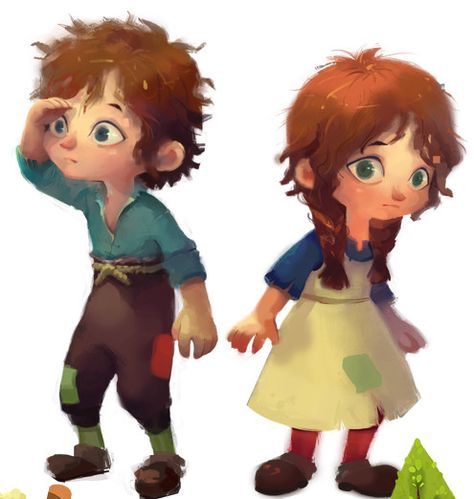 Hansel&Gretel, Miriam Barea on ArtStation at https://www.artstation.com/artwork/935nN Hansel And Gretel Character Design, Hansel And Gretel Illustration, Goldilocks Costume, Hansel Y Gretel, Hansel Gretel, Book Character Costumes, Hansel And Gretel, Children Books, Painting Art Lesson