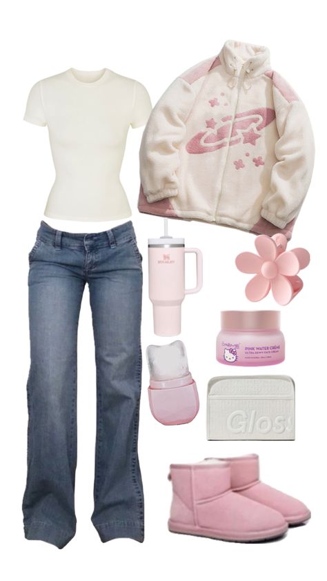 Lazy Day Outfits, Basic Pink Outfit, Business Formal Outfits For Women Classy, Acubi Coquette, Everyday Outfit Inspirations, Fashion School Outfits, Coquette Pink, Cute Lazy Day Outfits, 2000s Fashion Outfits