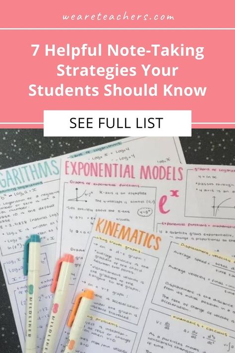 Use these note-taking strategies, including boxing, charting, mapping, outlining, and the Cornell method, to retain what you've learned. Note Taking Methods For Math, Note Taking For Math, Effective Note Taking, The Cornell Method, Learning Specialist, Cornell Method, Notes Idea, High School English Lesson Plans, Note Taking Strategies