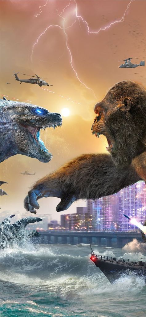 Iphone 11 Wallpapers, Godzilla Birthday, Godzilla X Kong, Godzilla Franchise, King Kong Vs Godzilla, Kong Godzilla, Godzilla Vs Kong, Kong Movie, Robert Downey Jr Iron Man