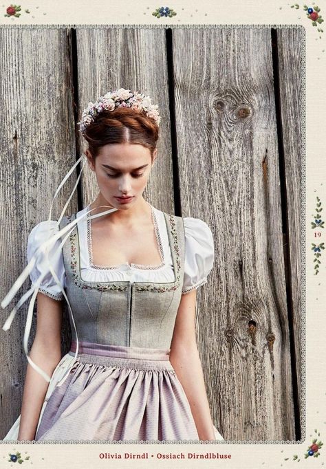 Lena Hoschek | Tradition • Trachten | Olivia Dirndl Drindl Dress, Gaun Abad Pertengahan, Oktoberfest Outfit, Yellow Lace Dresses, Lena Hoschek, Dirndl Dress, Traditional Fashion, Brigitte Bardot, Mode Vintage