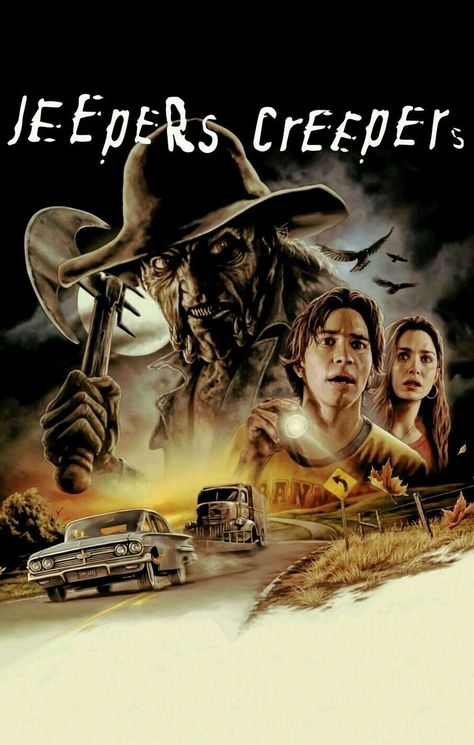 Jeepers Creepers 2001, Arthouse Movies, Horror Movie Icons, Jeepers Creepers, Hero Movie, Horror Movie Art, Classic Horror Movies, Horror Movie Posters, Brother And Sister