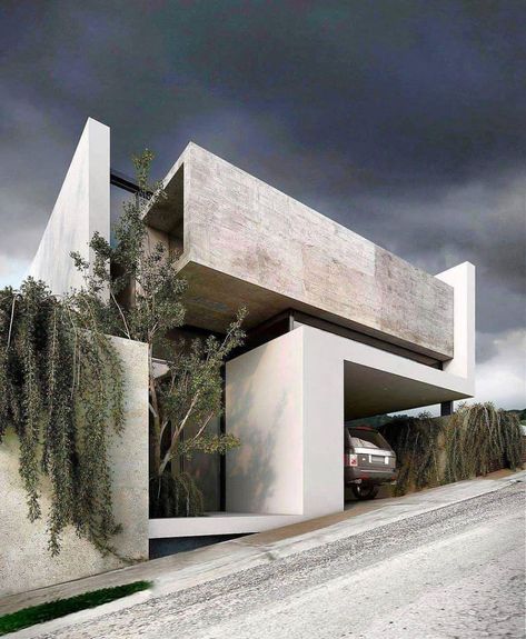 51 Brutalist House Exteriors That Will Make You Love Concrete Architecture Concrete House Exterior, Brutalist House, Concrete Architecture, Casa Country, Concrete House, Minimalist House Design, Brutalist Architecture, Farmhouse Interior, Minimalist Architecture