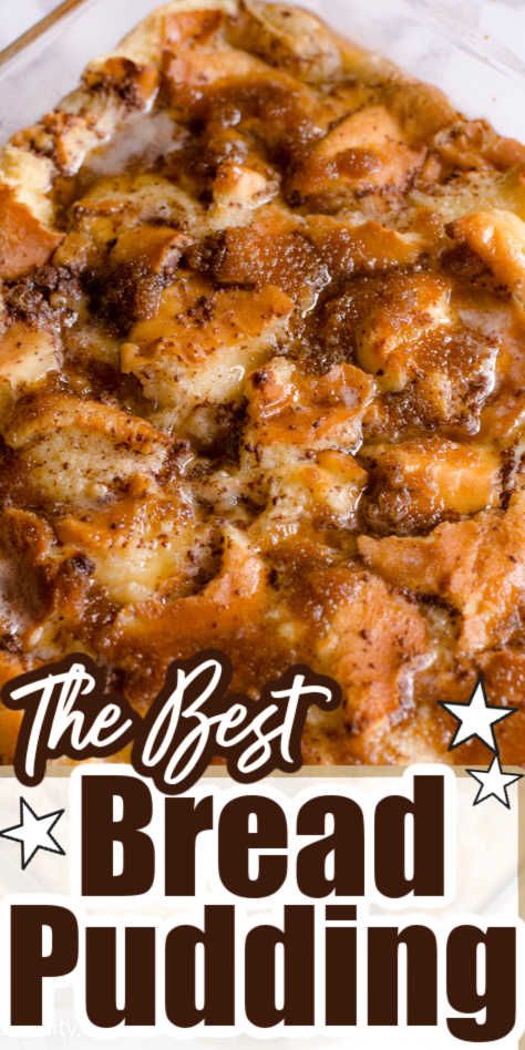 Close up of bread pudding in baking dish. Flan, Old Fashioned Bread Pudding Recipe, Southern Bread Pudding, Pudding Recipes Homemade, Old Fashioned Bread, Bread Pudding Dessert, Best Bread Pudding, Brioche Bread Pudding, Raisin Bread Pudding