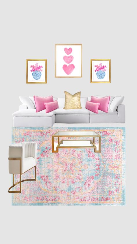 #myfirstshuffle College Preppy Apartment, Apartment Living Room Preppy, Trendy Rugs Bedroom, Collage Apartment Ideas Living Room, Apartment Living Room Ideas College, Preppy Apartment Decor Living Room, Cheap Diy Apartment Decor, Living Room Designs College, Pink Apartment Living Room