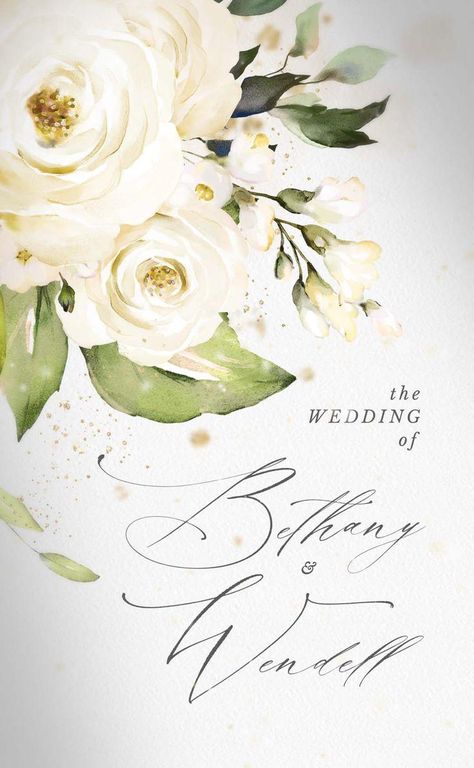 Elegant flowers are animated growing throughout the e card with wedding invitation text informing the guests of the wedding details. Classical Music Wedding Theme, Save Our Date Template, Digital Cards Design Ideas, Floral Wedding Invitations Template, White Floral Invitation, Classic Wedding Invitations Elegant, Eco Friendly Wedding Invitations, Wedding Gif, Portrait Wedding Invitations