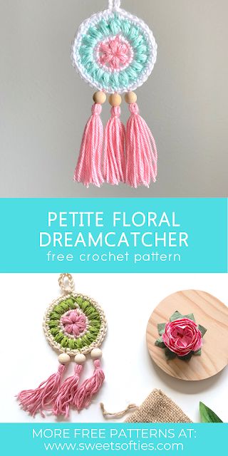 Crochet Dreamcatcher Pattern, Macrame Coasters, Butterfly Project, Butterfly Tutorial, Crochet Dreamcatcher, Easy Crochet Animals, Crochet Keychain Pattern, Crochet Jewelry Patterns, Mode Crochet
