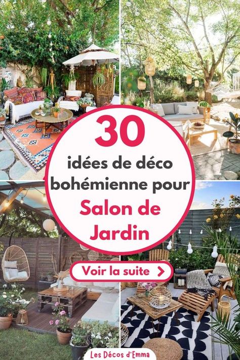 Transformez votre espace extérieur avec ces idées de salon de jardin au style boheme chic. Des idées d’aménagement extérieur et des inspirations de meubles à la déco bohémienne pour créer un salon bohème accueillant. #salondejardin #aménagementextérieur #décobohémienne #salonboheme #bohemechic Boho Fashion, Style Boheme, Deco Boheme Chic, Boheme Chic, Ibiza Fashion, Style Boho, Pergola